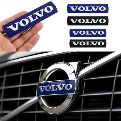 Car Front Grille Logo Letter Decorative Badge Accessories Steering Wheel Sticker for Rdesign XC90 S60 XC60 V70 S80 S40 V50