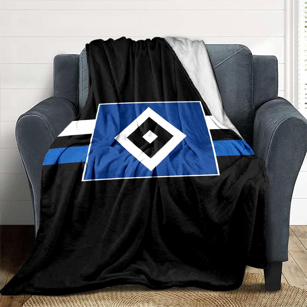Hamburger SV Print Flanelldecke Hohe Qualität Warm Bequem Decke für Alle Jahreszeiten Perfekt für Geschenke Heimdekoration