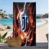Juventus FC Printed Beach Towel Quick Dry Soft TowelPortable Large Rectangular Beach Blanket for Travel Swimming Pool