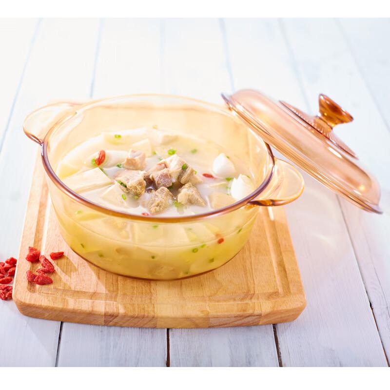 VISIONS Corning Прозрачная стеклянная кастрюля 1,25 л