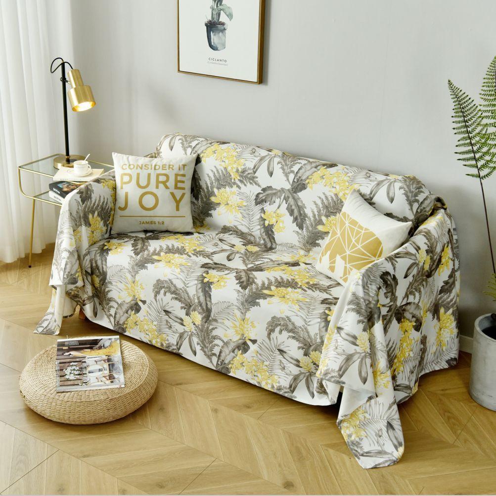 

Подушка для дивана в фоторамке Four Seasons, универсальное диванное полотенце, универсальный чехол, диванное полотенце, полностью покрытые, нескользящие подушки для сиденья, утолщенные 130*180cm