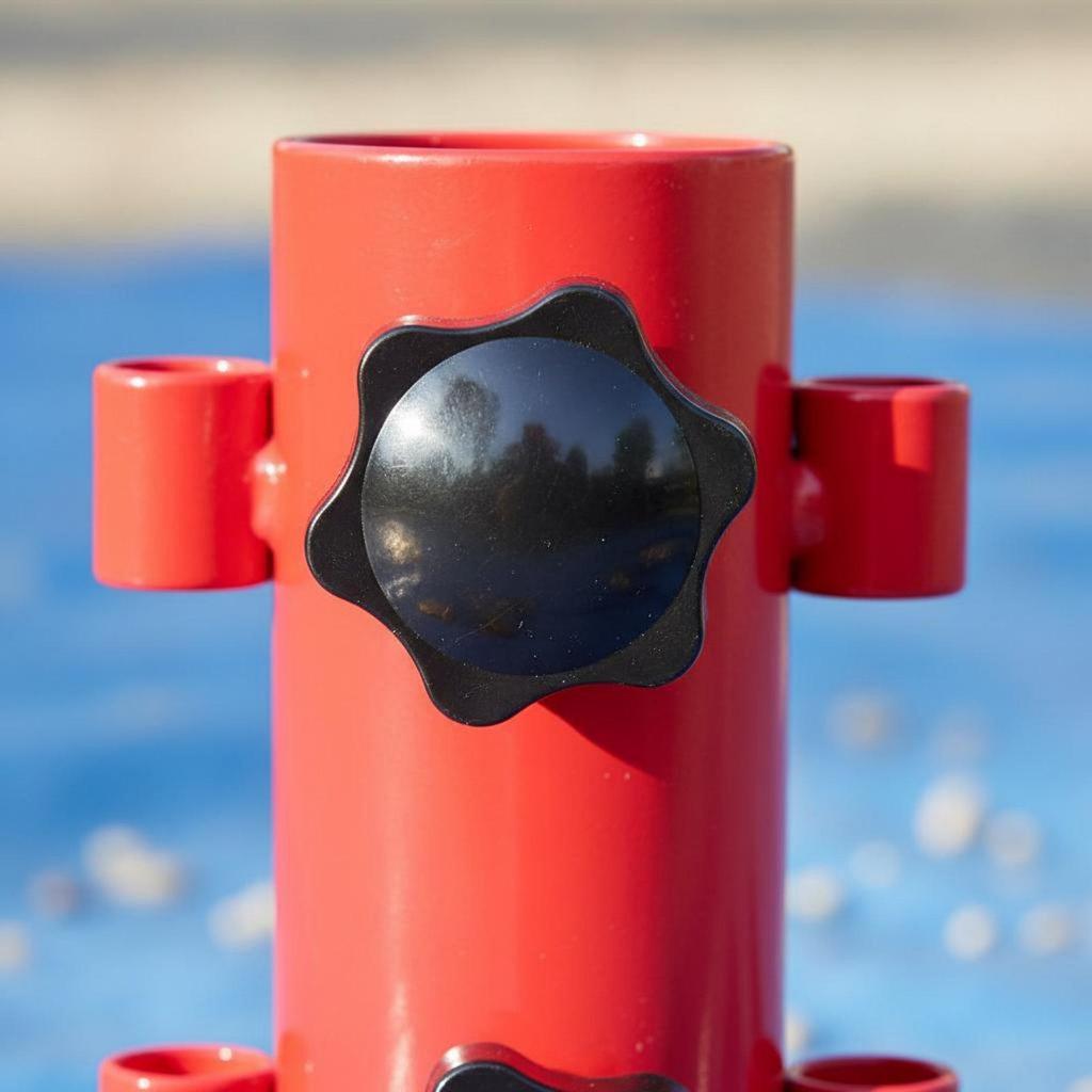 2xPole Holder Easy Installation Tarp Pole Anchor Portable Shelter Support for Campers, Outdoor,