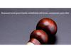 Extra Long Solid Wood Shoehorn with Copper Handle – Sandalwood & Rosewood, Ideal for Elderly Use