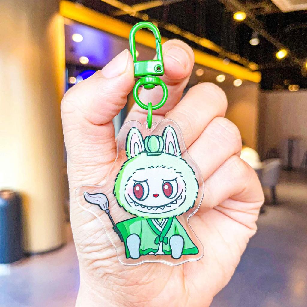 Adorable Labubu Acrylic Keychain Cute Cartoon Sheep Design Perfect Gift Accessory