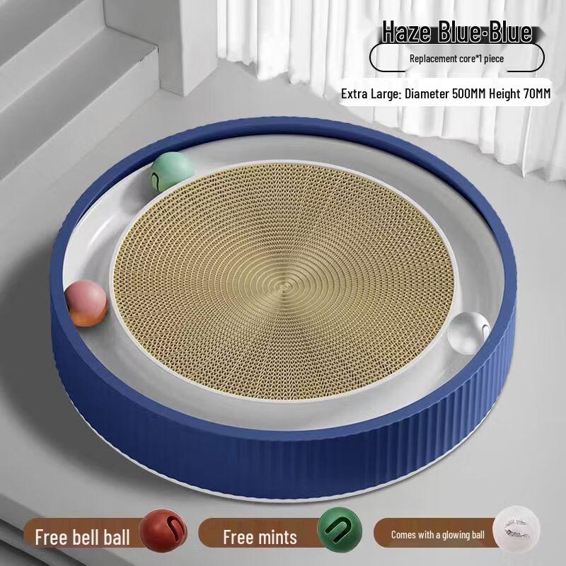 Pet Whispers Multifunctional Round Cat Scratch Board