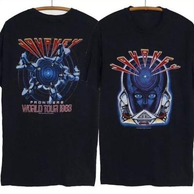 Koszulka koncertowa Vintage 1983 Journey Frontiers World Tour Rock