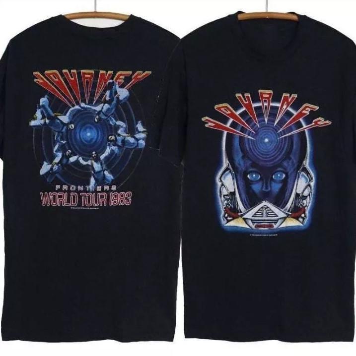 

Vintage 1983 Journey Frontiers World Tour Concert Rock Music T-Shirt 4XL
