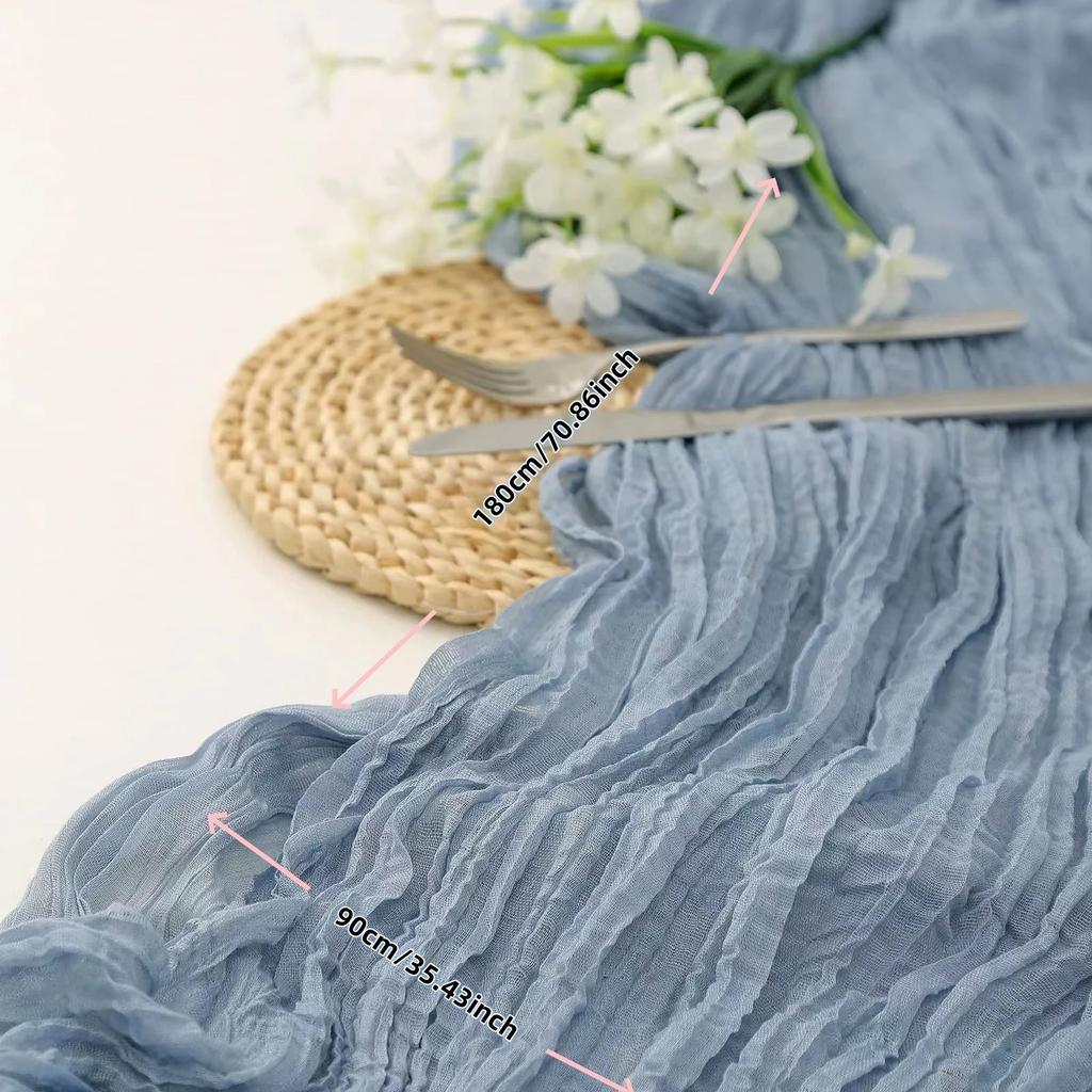 Bohemia Style Polyester Fibre Table Cloth Translucency Light Luxury Sense of Advanced Desktop Decoration Table Cloth for Indoor