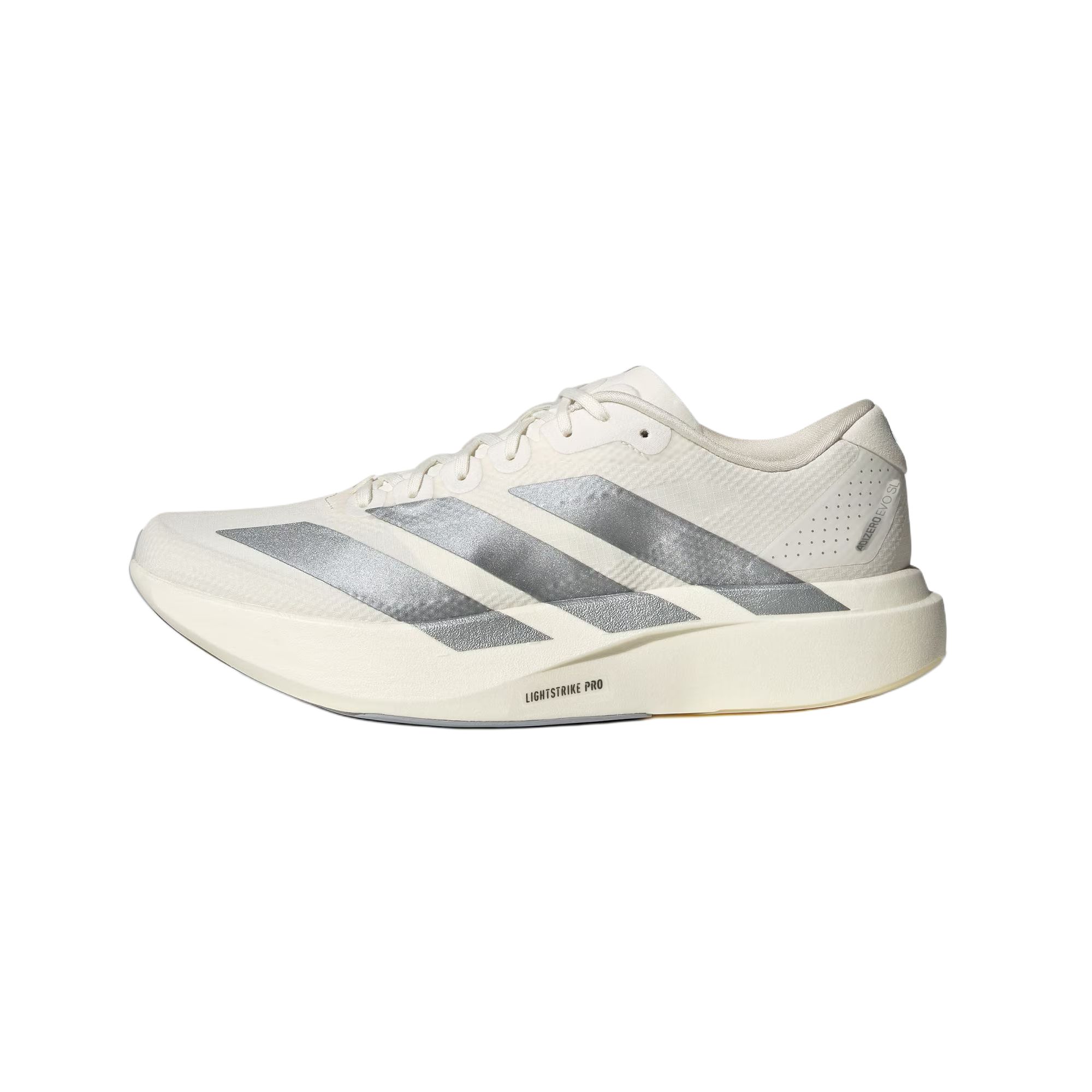 

Adidas Adizero Evo SL Slip Resistant, Abrasion Resistant, Rebound Marathon Running Shoes Men s White KI6900 41⅓
