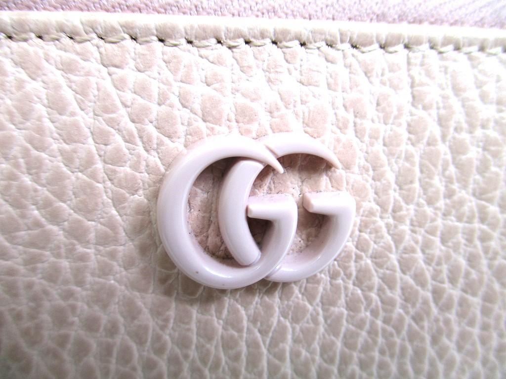 Authentic  GUCCI GG Marmont Light Pink Leather Coin Purse #b023 Open Box