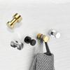 1pc Brass Decorative Hooks Wall Mount Clothes Coat Hat Hanger Gold/Silver/Black Bathroom Robe Towel Hook Wall Door Clothes Hook