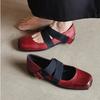 French retro 2025 super fire Mary Jane small leather shoes are beautiful with skirts, not tired, great-looking feet, flat single shoes women