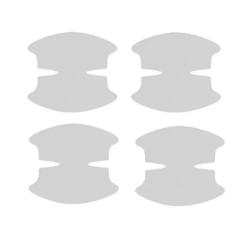 8Pcs TPU Car Door Bowl Anti-scratch Sticker Clear Door Bowl Handle Protection Sticker Paint Surface Film Car Accessories Decals