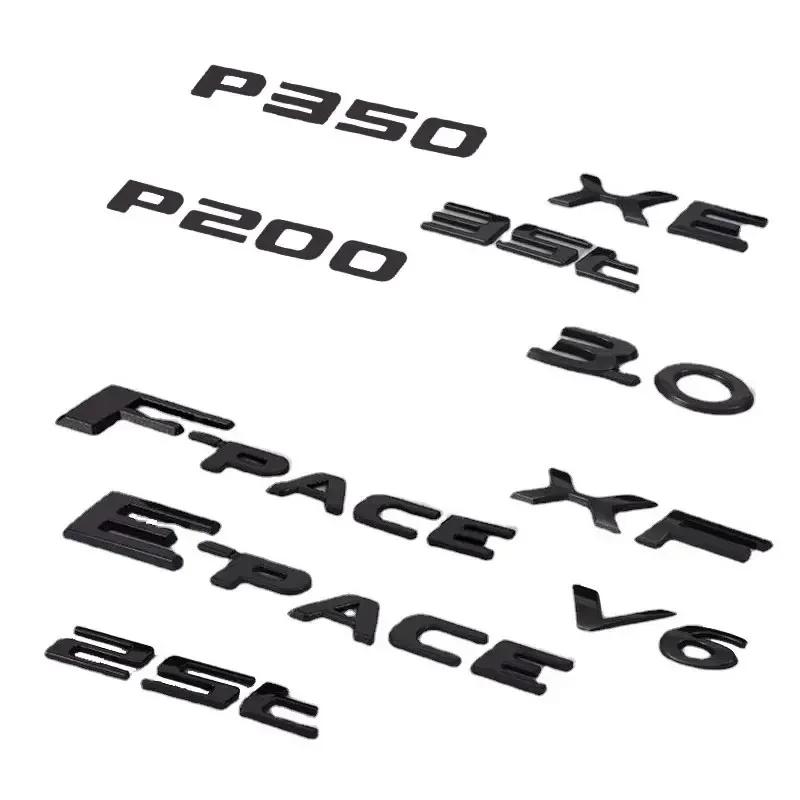 For Jaguar Car stickers F-PACE E-PACE F-TYPE XJL V8 6 5.0 3.0 25t 30t 20t AWD XEL XFL P200 250 300 350 refit Displacement WordSS9