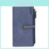 Womens Long Wallet With Solid Color Design And Letter Print For Daily Fashion