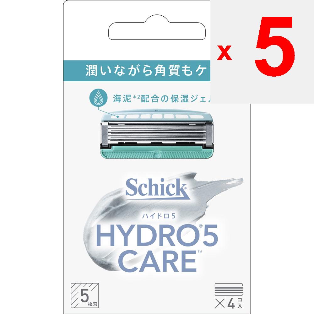 Sic Japan Schick Hydro 5 Care 4 Pcs. Men's Replacement Blades Razors for Men Be Careful Not To Injure Yourself When Replacing the Blade. Place the Use