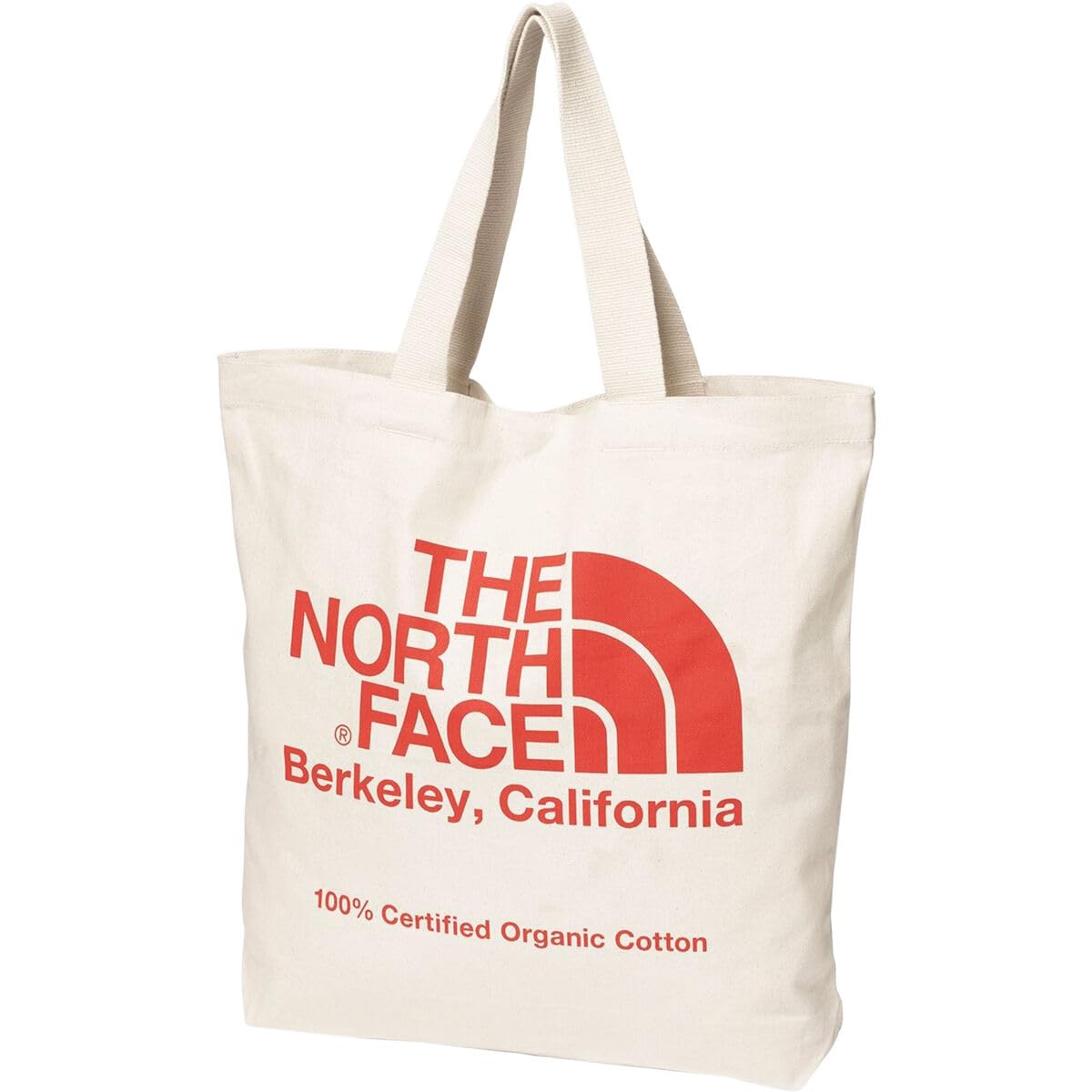 

North Organic Cotton Tote Clay ONESIZE [The Face] Natural/Red