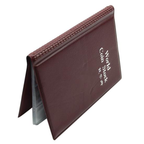 Money Penny Pockets Collection Storage Album Book Collecting 120 Pcs Coin Holders