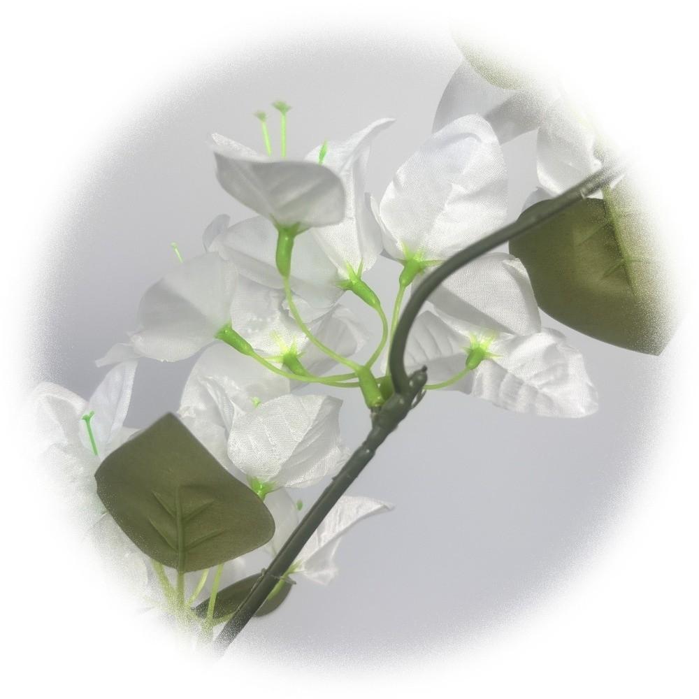 1pz Ramo di Bougainvillea di Seta Resistente ai Raggi UV Fiore Finto Realistico Decorazione Estiva