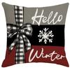 New Christmas Tree Gift Box Red Christmas Pillowcase Home Sofa Cushion Bedroom Pillow
