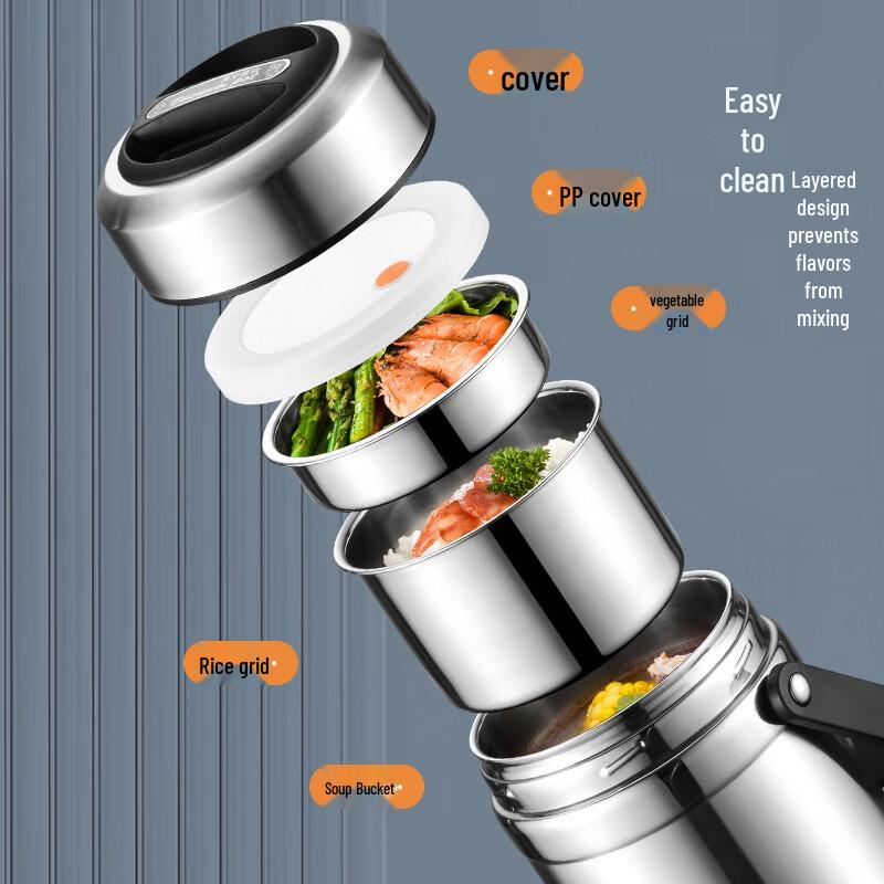 RuHan 304 Stainless Steel Thermal Lunch Box