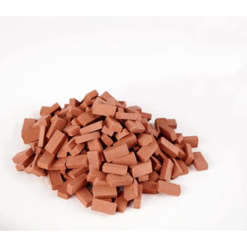 SKY Diorama Brick Concrete Block Paper House Plastic Model Castle Miniature Kit Wood (1/35, 250 Piece Set)