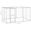 VidaXL Chenil Extérieur Acier Galvanisé avec Toit 7,26 m² Enclos Niche Cage 3082303