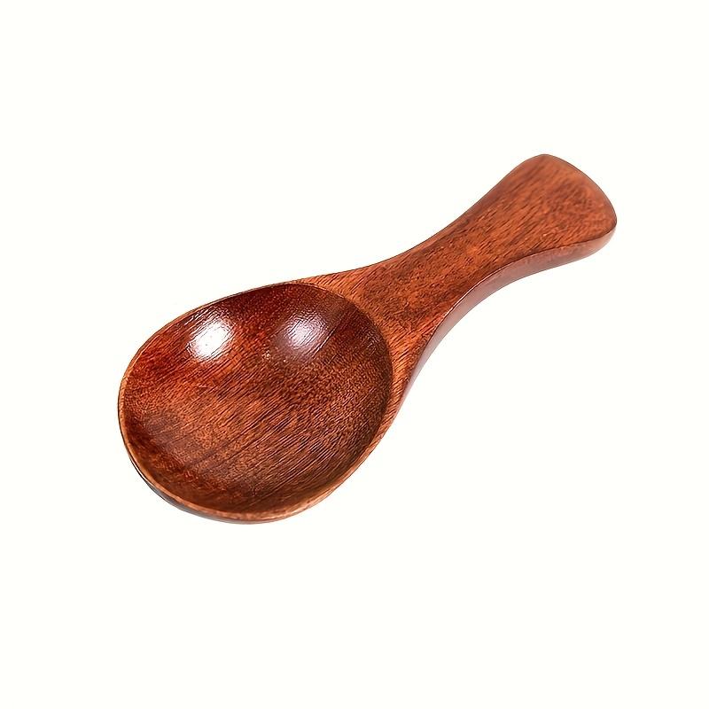 1/4 piezas Mini Cucharas de Madera Pequeña Cuchara para Especias Condimentos Azúcar Té Café Cuchara Mango Corto Cuchara de Madera Mermelada Mostaza Helado Cucharas de Madera Gadgets de Cocina
