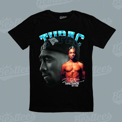2Pac Tupac Shakur Gangsta Gangster RAP RAPPER WEST COAST HIP-HOP R&B Tee T-shirt S