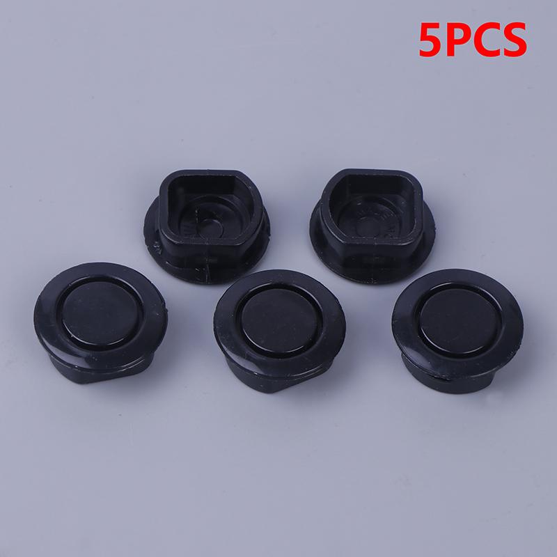 5Pcs Car General Radar Hole Decorative Cover Suitable For Auto Front And Rear Bumper Reversing Warning Radar Probe Plug Hole