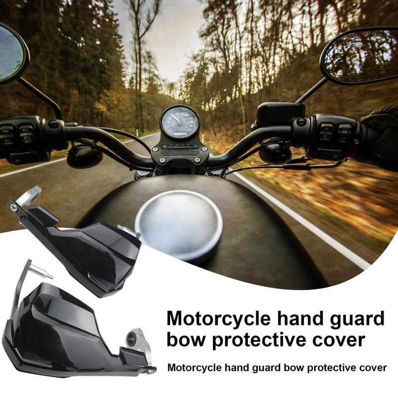 Motorcycle Handguards Handle Protection Shield 1 Pair Aluminum Alloy Shield Motorbike Handguard For ATV Motorbike Motocross