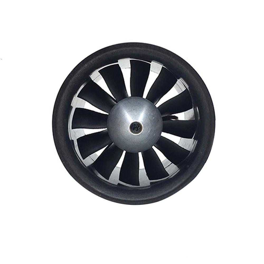 Qx-Motor 70mm EDF 4s 6s QF2827 Brushless Motor 12 Blades Ducted Fan for RC EDF Jet Aircraft Airplane