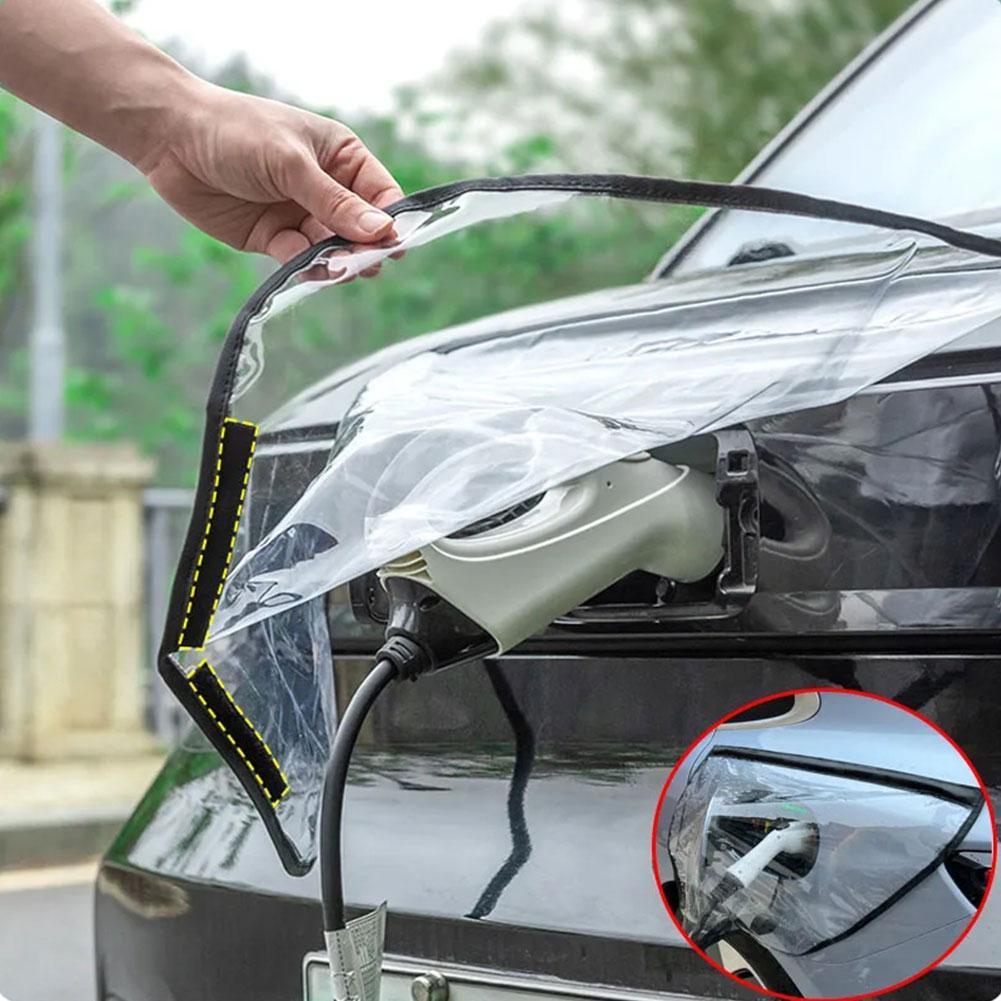 New Energy Car Charging Port Rain Cover PVC Magnet Rings Protection Covers New Energy Car Accessaries