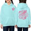 Child  Hooded Gradient Printed Long Sleeved Sweatshirt Loose Women's Sweatshirt  Sweatshirt