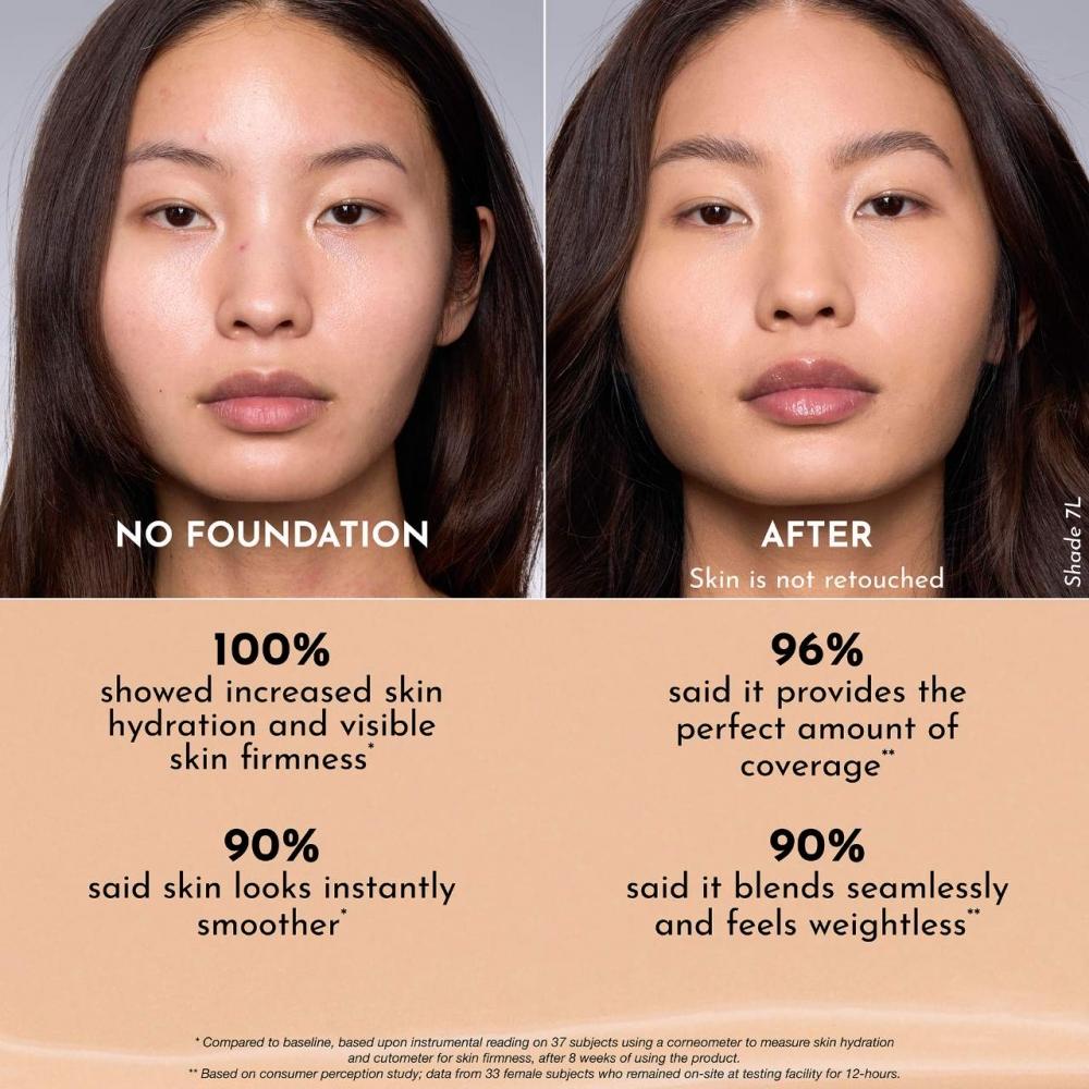 Lawless Forget The Filler Hautaufpolsternde Faltenreduzierende Foundation 1 Unze 30 ml 8l Hell-Mittel mit Neutralen Untertönen