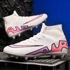 A 2025 high-top football shoe AG long nail TF broken nail youth male student training competition sports shoes