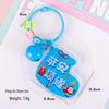 Irregular Shape Text Blessing Acrylic Keychain - New Year Gift & Bag Pendant