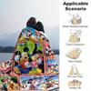 Mickey & Minnie Decke Weiche, Warme Flanelldecke für Sofa, Bett, Reisen, Camping | Ganzjahres-Gemütliche Nickerchen-Decke