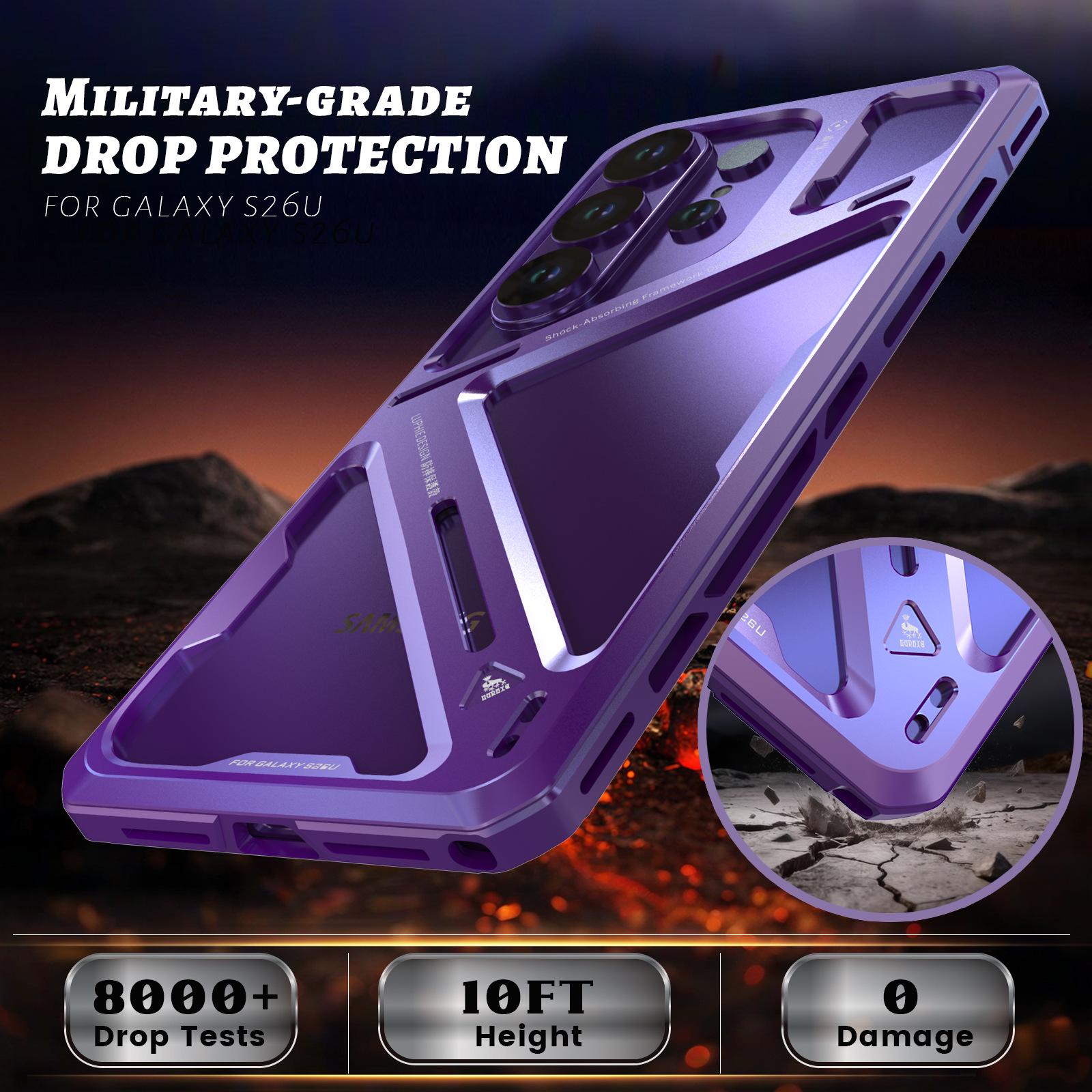 

Samsung S26U/S25Ultra Armor Heat Dissipation Drop-Proof Phone Case Samsung Galaxy S25 Ultra