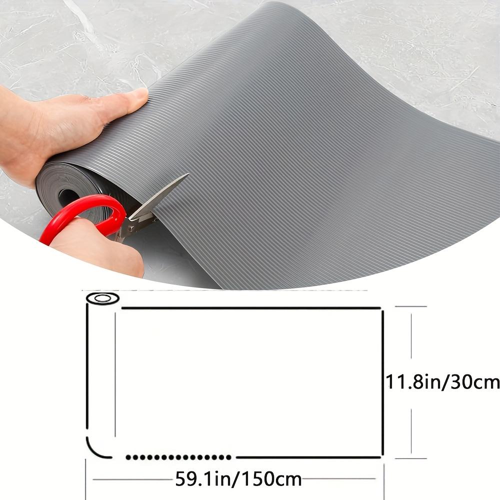 

1 шт. серый утолщенный коврик для ящика из ЭВА - прочный, нескользящий, прозрачный пластиковый коврик для полок кухонных ящиков, письменного стола и организации стола серый