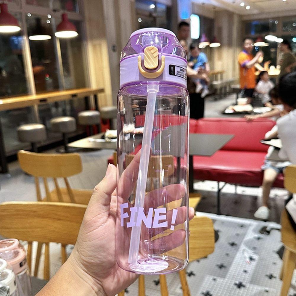 800ml Leak-Proof Summer Water Bottle Large Capacity Drinking Kettle Sports Water Cup  Outdoors