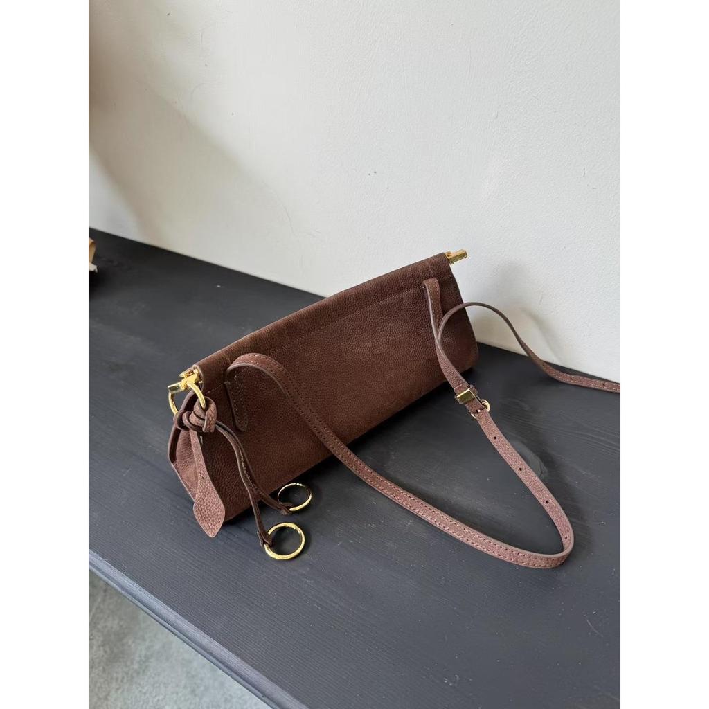 Original Leder A Le Click Achseltasche Nischen-Design Einfach Modisch Ein-Schulter Crossbody Damen