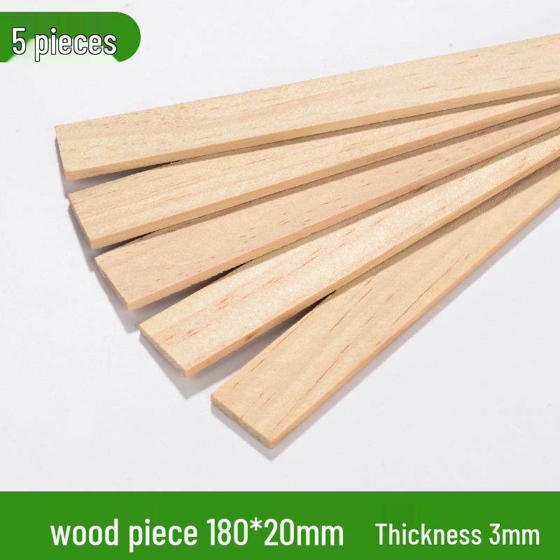 Paulowniahout Strips voor 3D Modelbouw en Blokhut Constructie