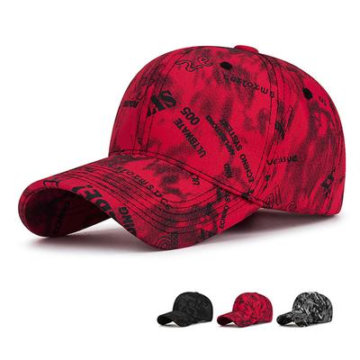 Spring Autumn Letters Graffiti Cap Adjustable Youth Baseball Cap