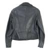 CITY 207352005 Lambskin Double Riders Jacket O blackUsed