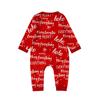 Family Matching Print Sets Pajamas Loungewear Outfits Family Matching Long Sleeve Tops+Pants Set