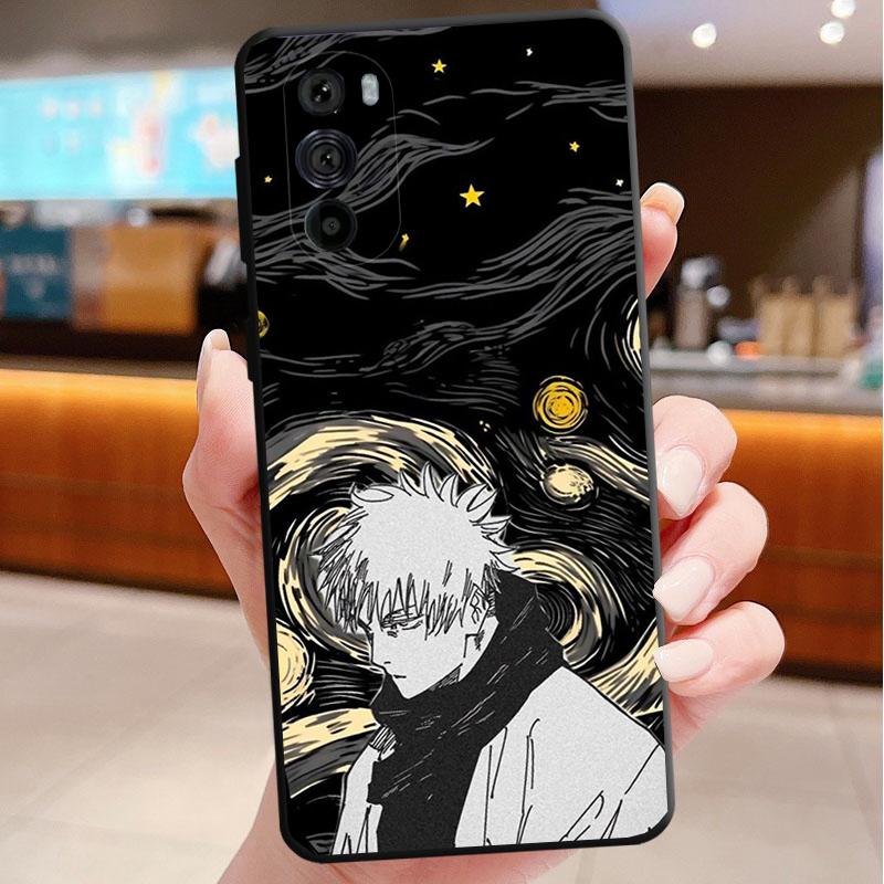 

Satoro Gojo Jujutsu Kaisen Phone Case For Motorola Edge 50 40 Pro 60 50 40 30 Ultra Neo Fusion Moto G Play G Stylus G Power G Moto Edge 30 Neo