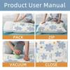 1PCS Vacuum Compression Bag Set Multifunctional Storage Bag Macaron Color With Home Quilt Storage Bag