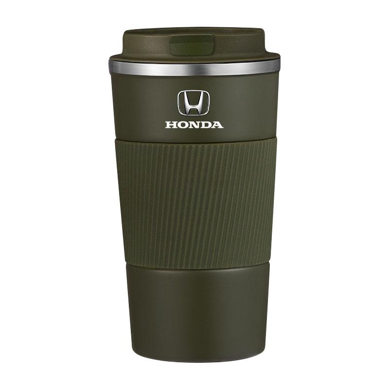 500ml Stainless Steel Coffee Tumbler Thermos Cup Portable Travel Thermal Mug For Honda Fit Mugen Insight Type S R VTEC DOHC Modulo Vezel Legend RR Si