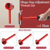 Door and Cabinet Alignment Heavy Door Hinge Adjustment Tool Multifunctional Hinge Gap Adjustment Wrench Set